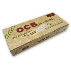 OCB Eco-tubes King Size 100 Empty Filter Tubes Biodegradable Filter